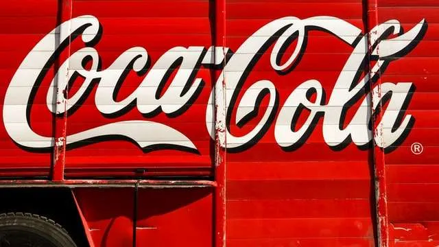 Coca Cola signboard on truck