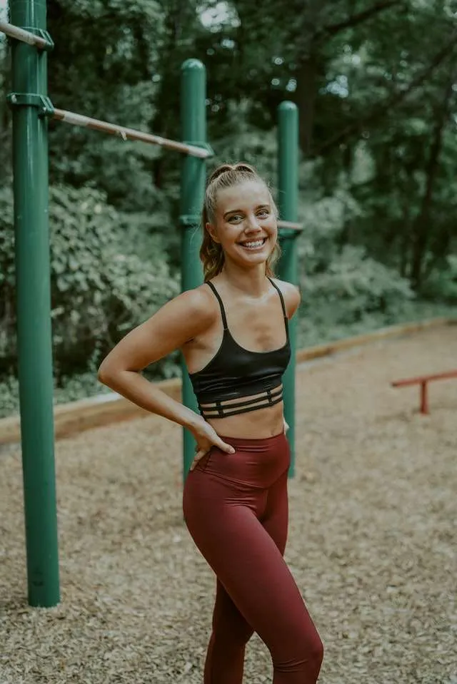 Fit sportswoman enjoying outdoor workout