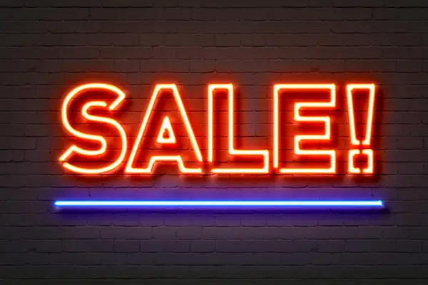 Red neon sales sign