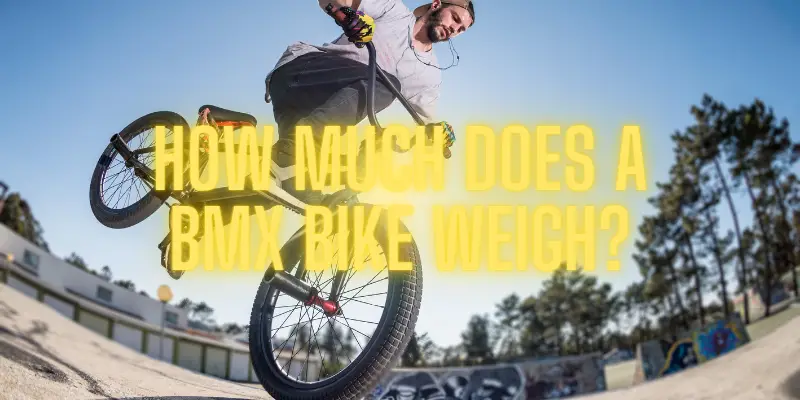How much does a bmx bike weigh