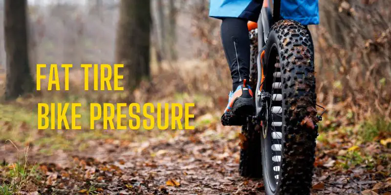 fat tire bike pressure